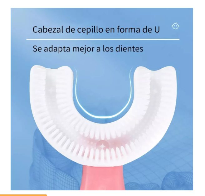 Cepillo Dientes Niñ@s Forma U en Silicon